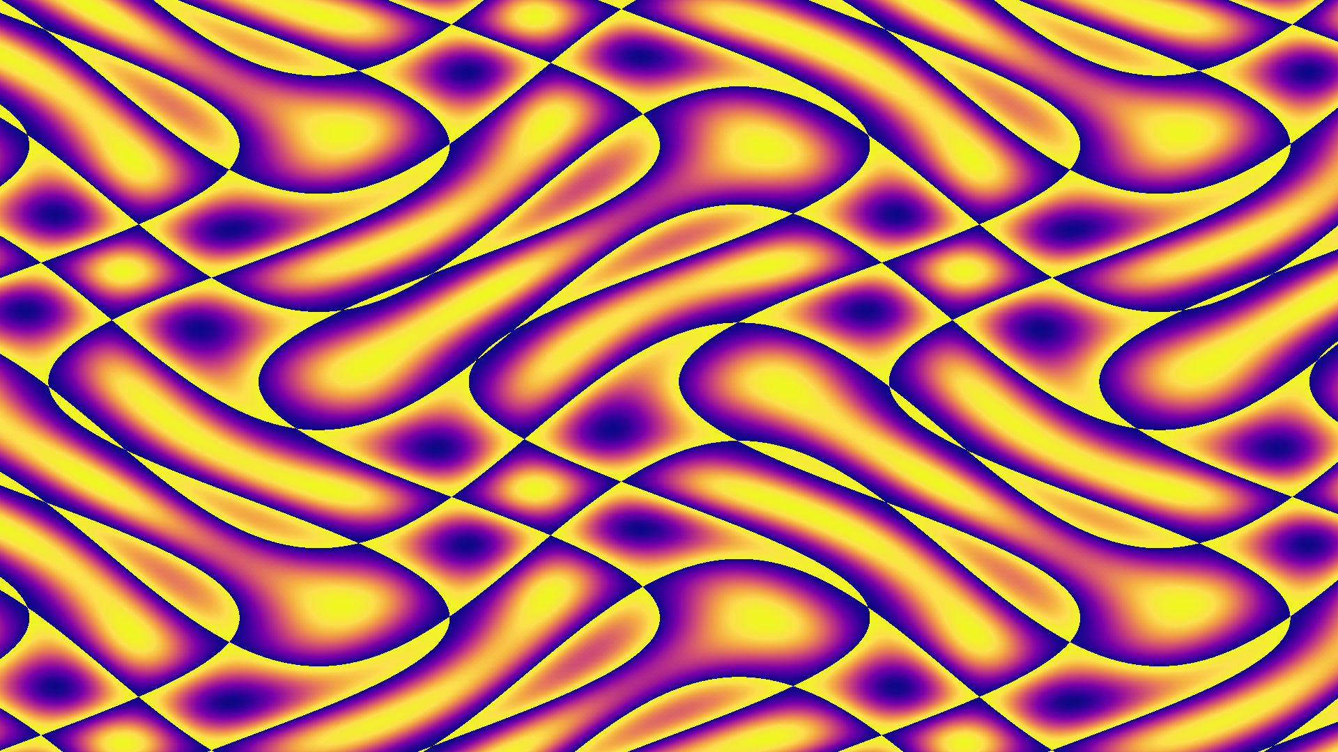 Domain warping shader